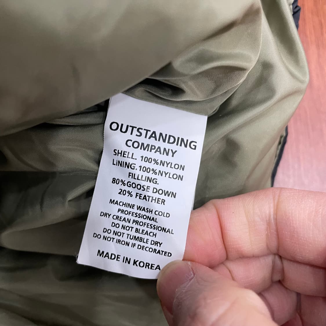 아웃스탠딩 카라코람 구스다운 파카 상품이미지3