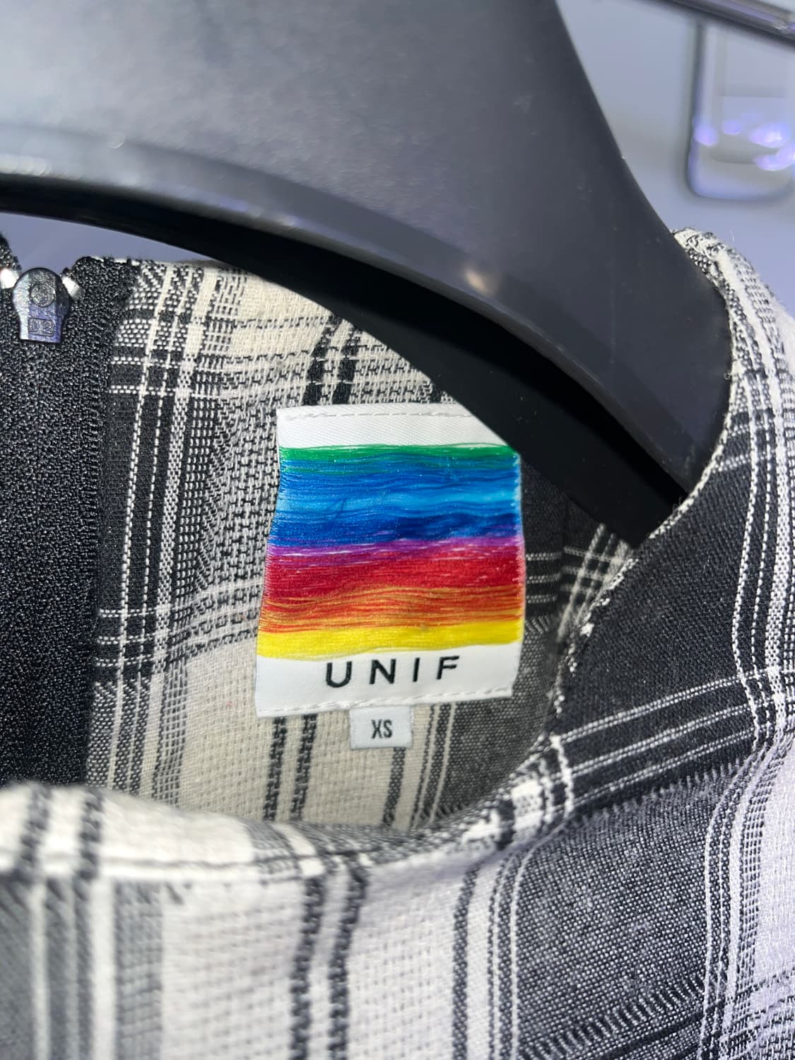 UNIF 체크미니원피스 상품이미지5