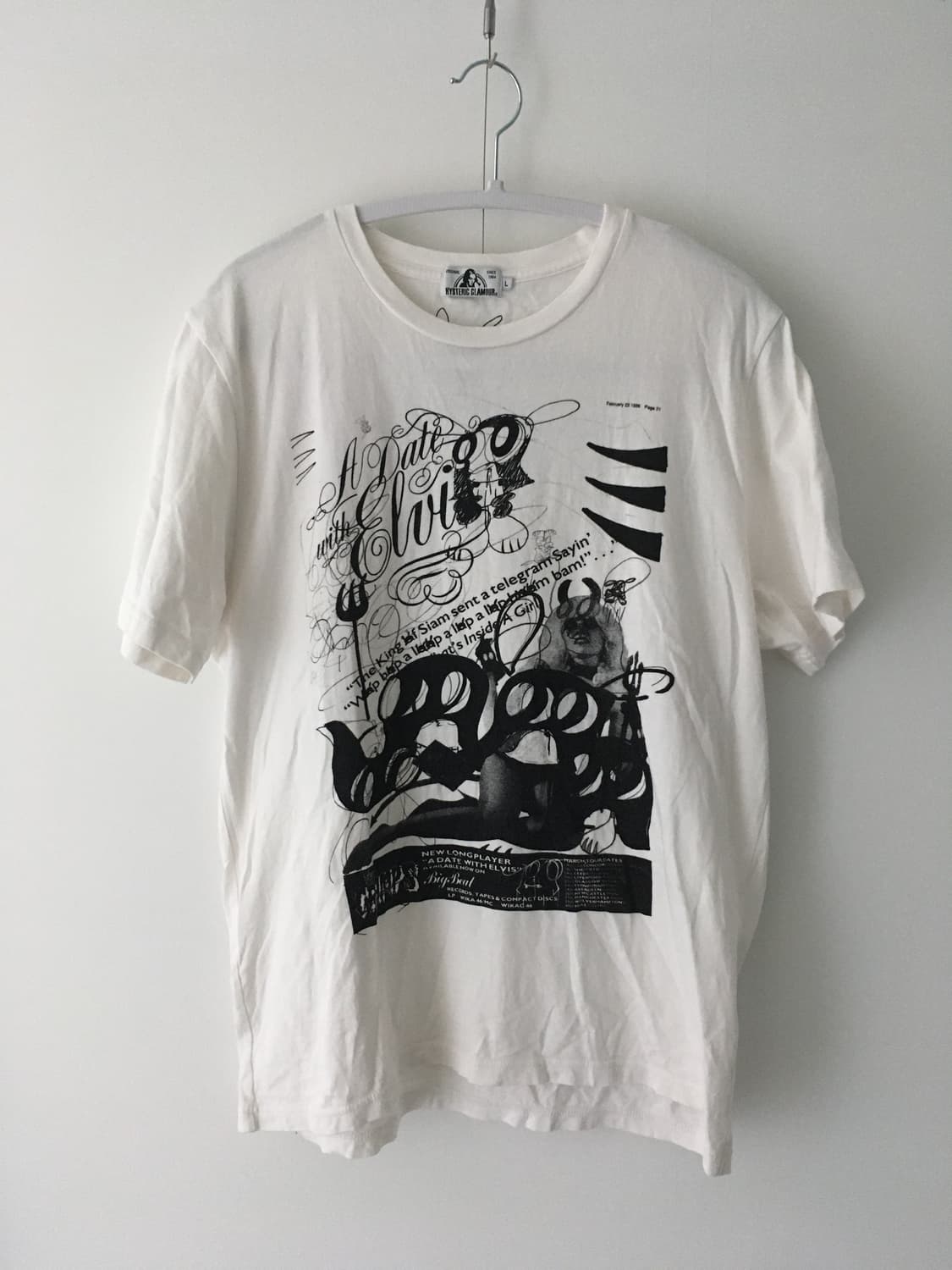 Hysteric Glamour Elvis Graphic Tee 상품이미지1