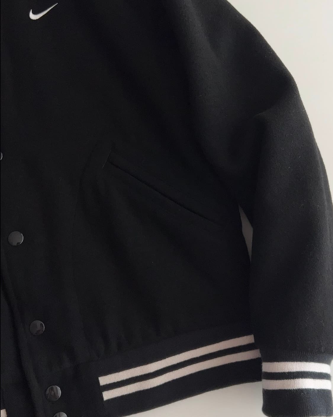 나이키 NSW 어센틱 바시티 울 자켓 S 상품이미지4