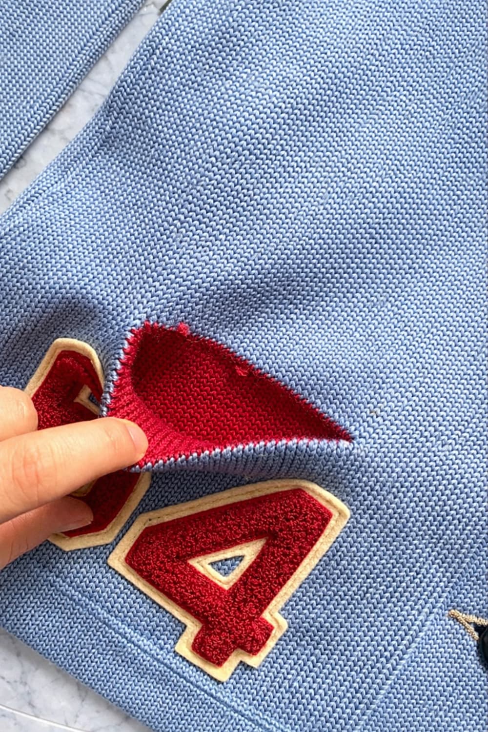 60's Lasley Knitting Co. 레터맨 가디건 100 상품이미지4