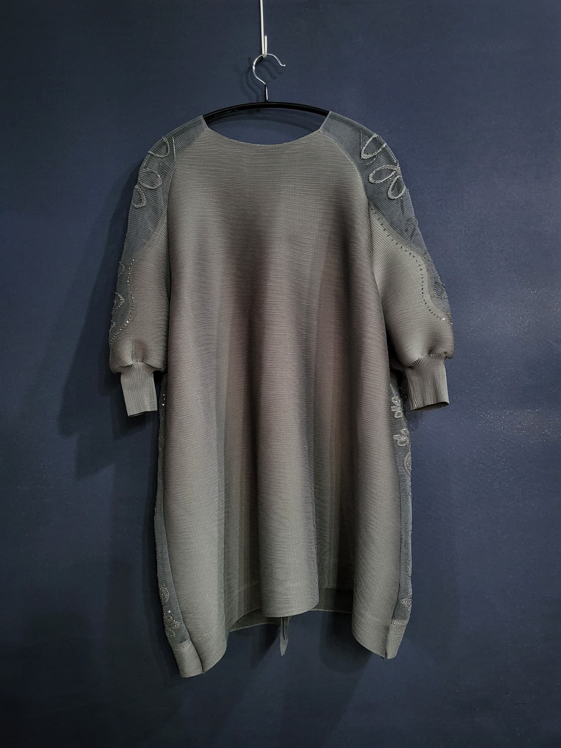 플리츠 큐빅 가디건 상품이미지5