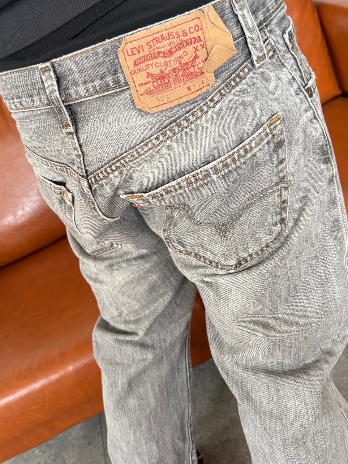 리바이스 501 흑청 상품이미지6