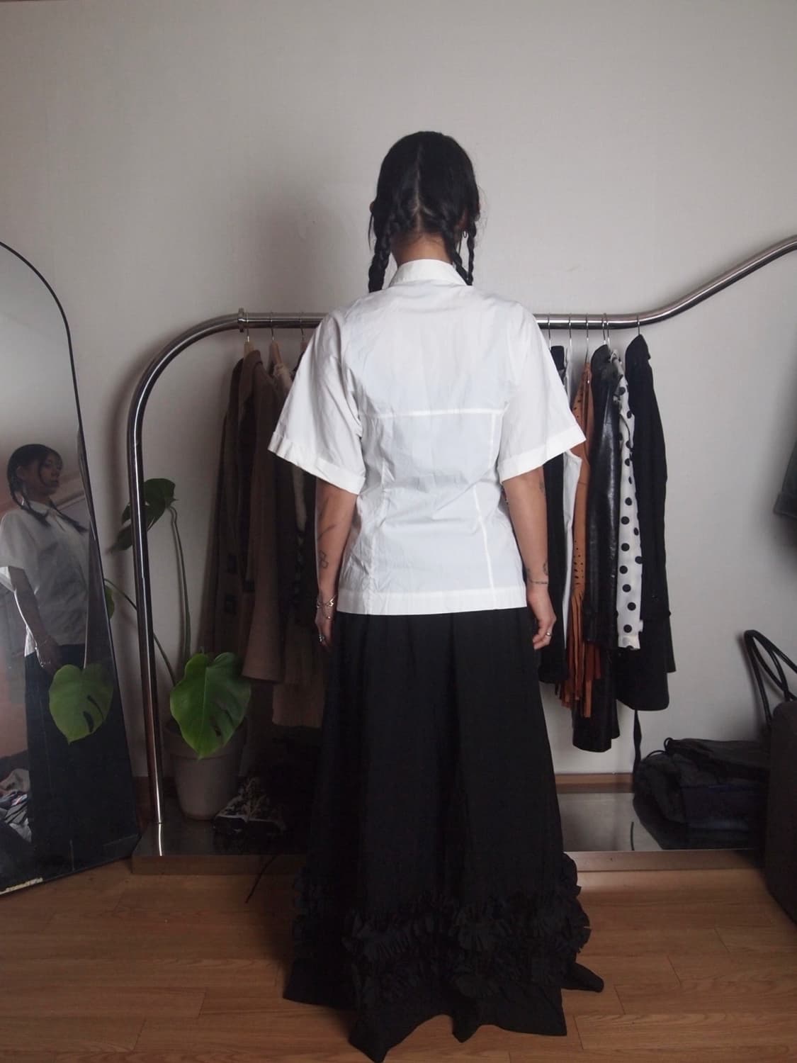 빈티지 러플 스커트 상품이미지3