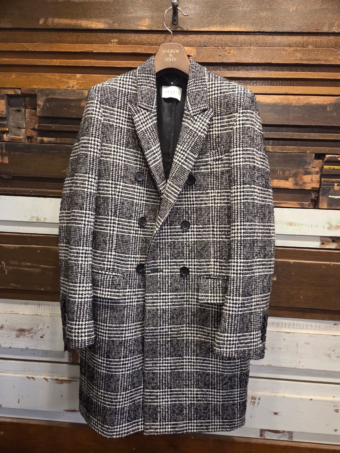 산드로 더블브레스티드코트  상품이미지10