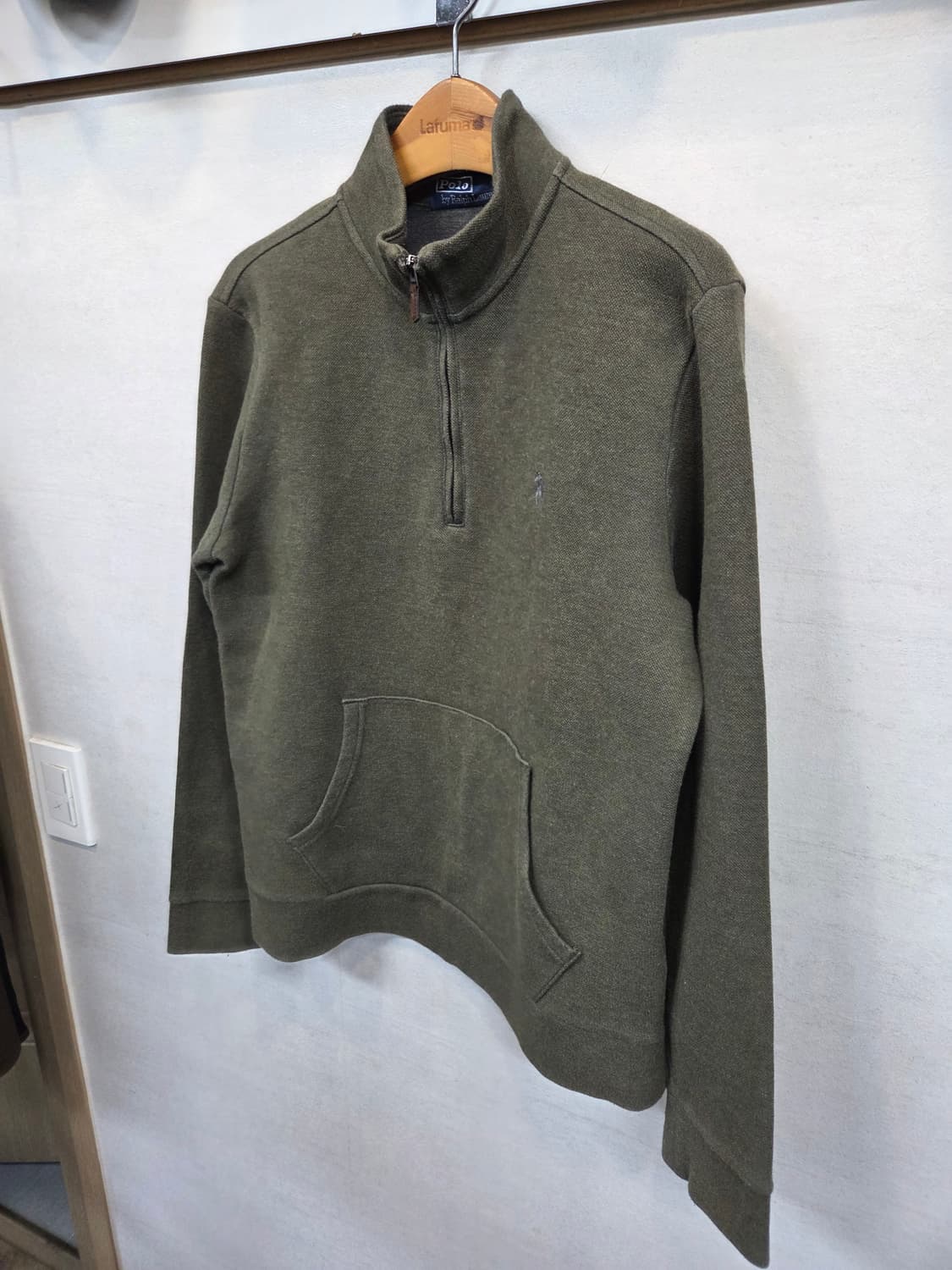 폴로랄프로렌 하프집업 니트 긴팔 sp 카키  상품이미지8