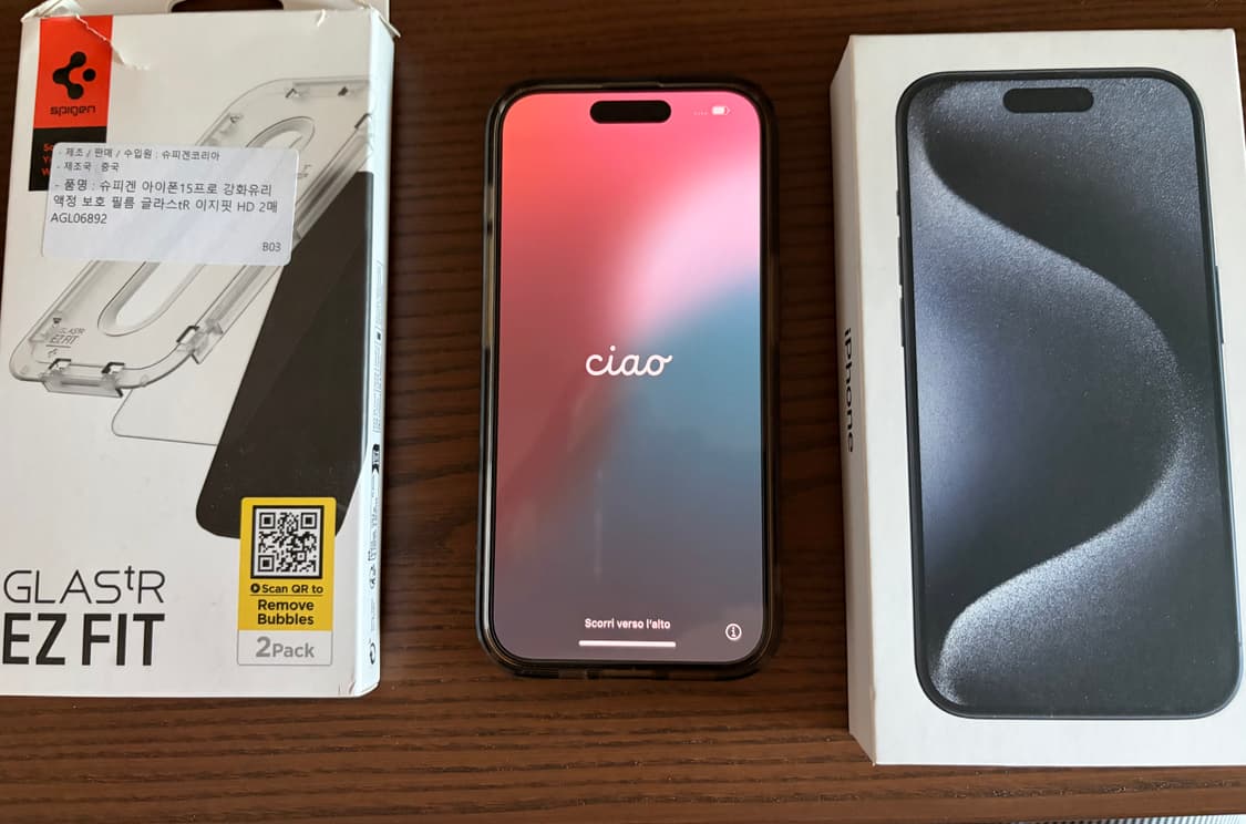아이폰 15 Pro 블루 티타늄 상품이미지1