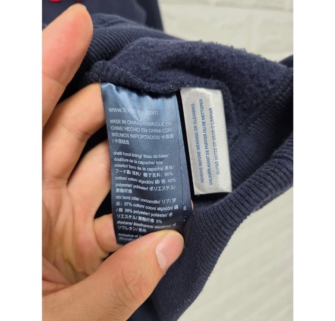 택포 // 타미힐피거 빅로고 후드집업 y2k 희귀 상품이미지3