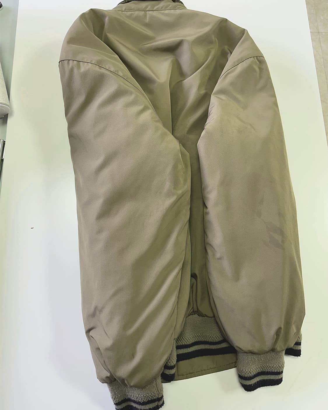 Paris 빈티지 항공점퍼 카키 상품이미지3