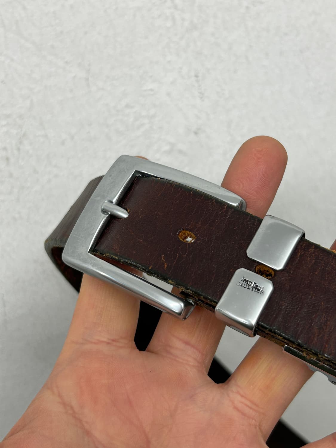 장 폴 고티에 레더 벨트 상품이미지1