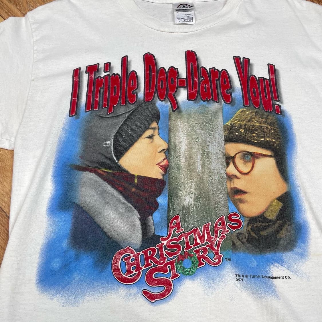 크리스마스 스토리 빈티지 반팔티셔츠 상품이미지3