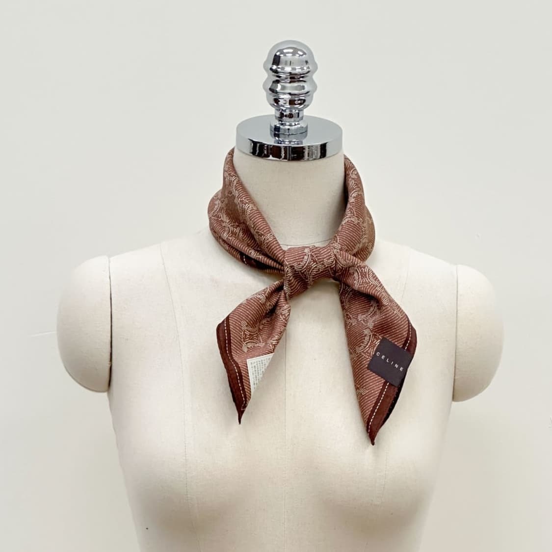(새상품) celine / 셀린느 실크혼방 쁘띠스카프 상품이미지10