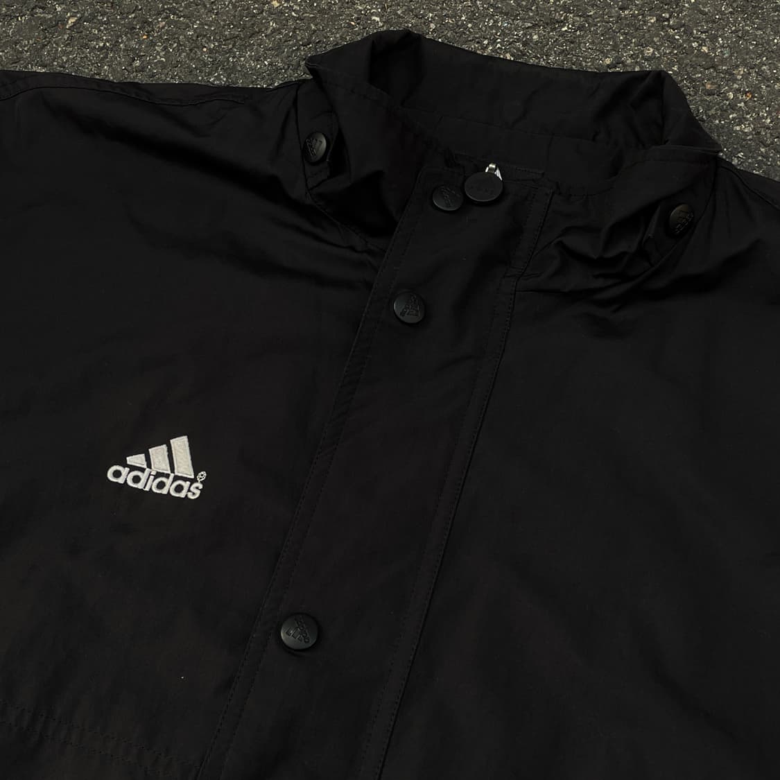 90s 아디다스 코리아 올드스쿨 바람막이 백로고 트랙자켓 XL 상품이미지2