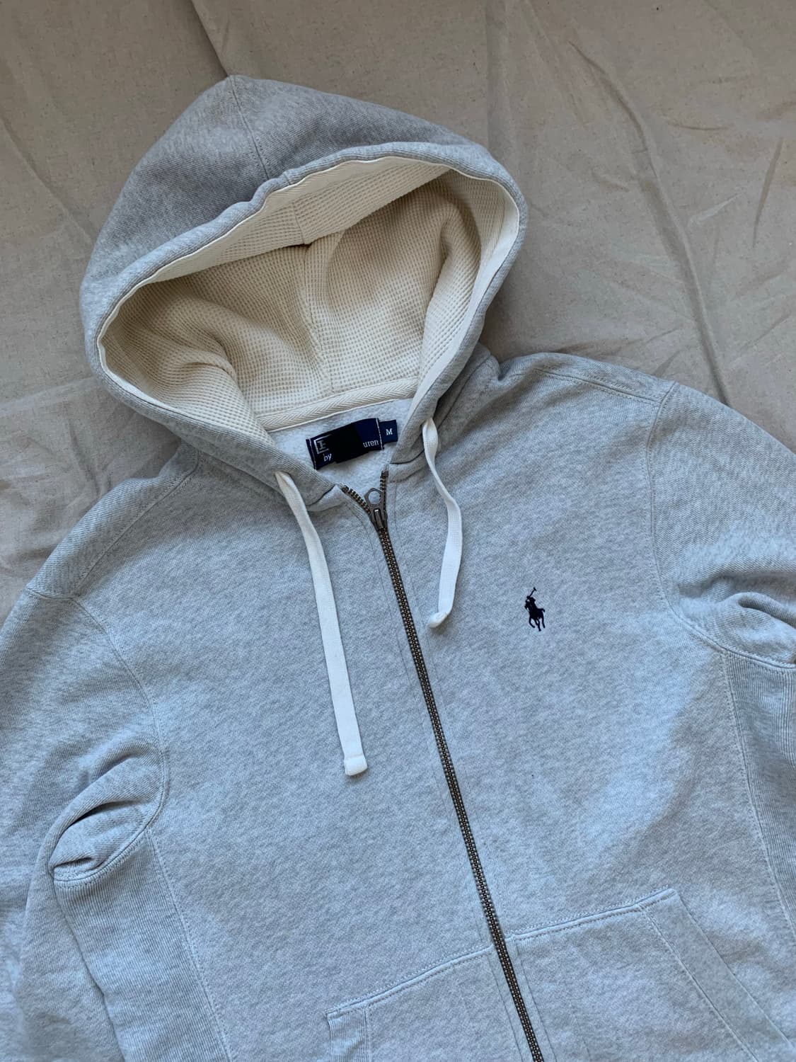 폴로 랄프로렌 포니로고 써멀 헤비 그레이 후드집업 상품이미지6