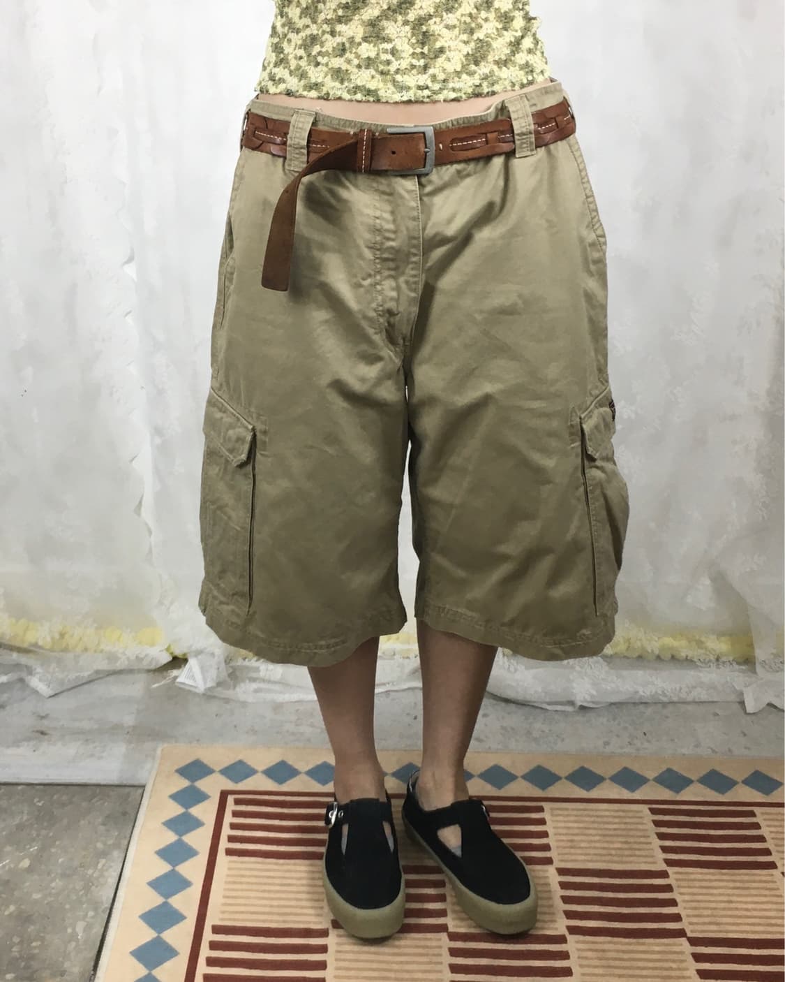 DICKIES beige cargo bermuda pants 상품이미지1