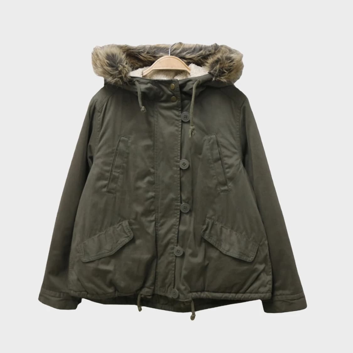 CHOCOL RAFFINE 숏 후드 야상 자켓 62322 상품이미지1