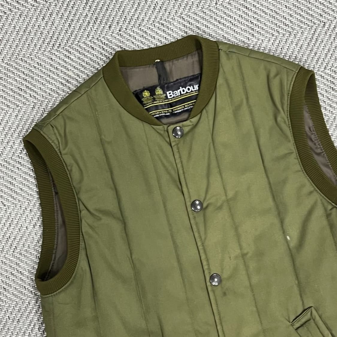 바버 퀄팅 베스트 v0757 상품이미지3