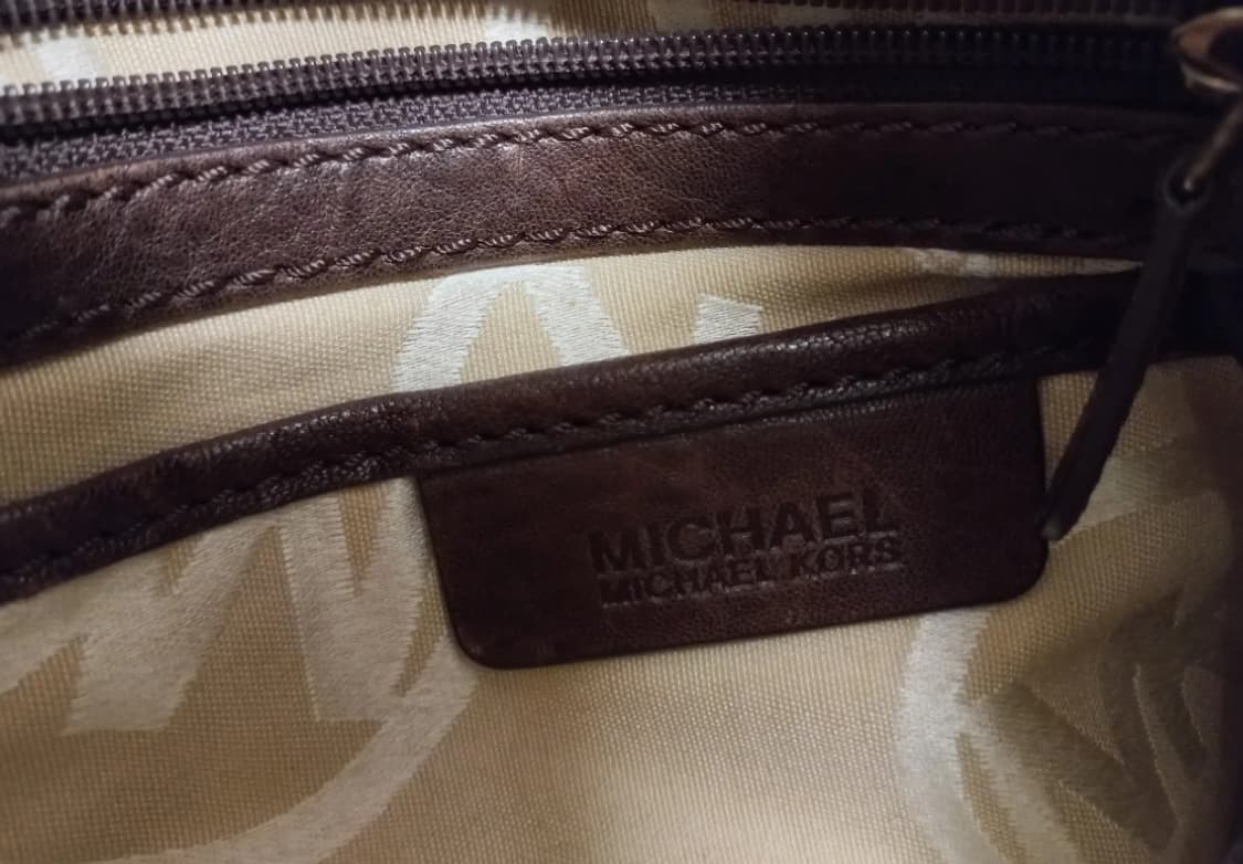 마이클 코어스(Michael Kors) 브라운 레더 스터드 토트백 상품이미지8