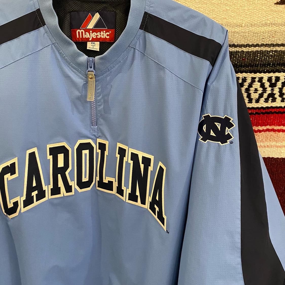 새상품90s 마제스틱 노스캐롤라이나 UNC 아노락바막 상품이미지6