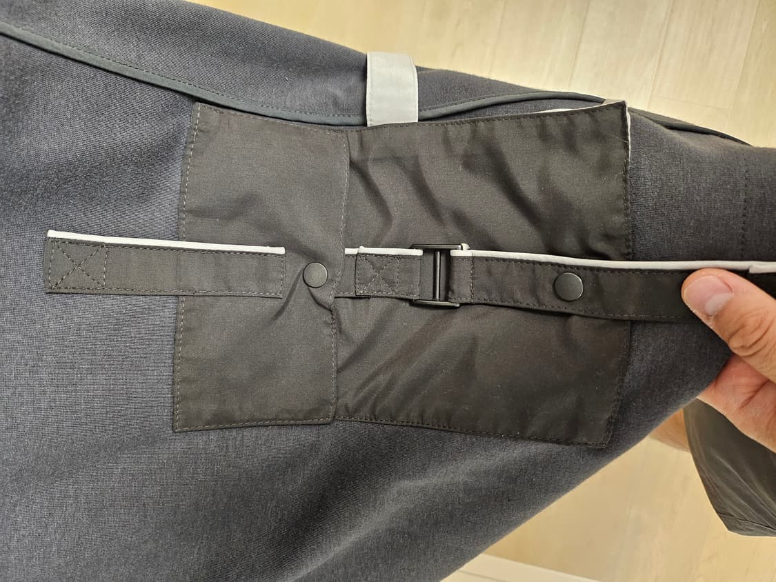 시스템옴므 포켓 견장 그레이 반팔티105(실110) 상품이미지3