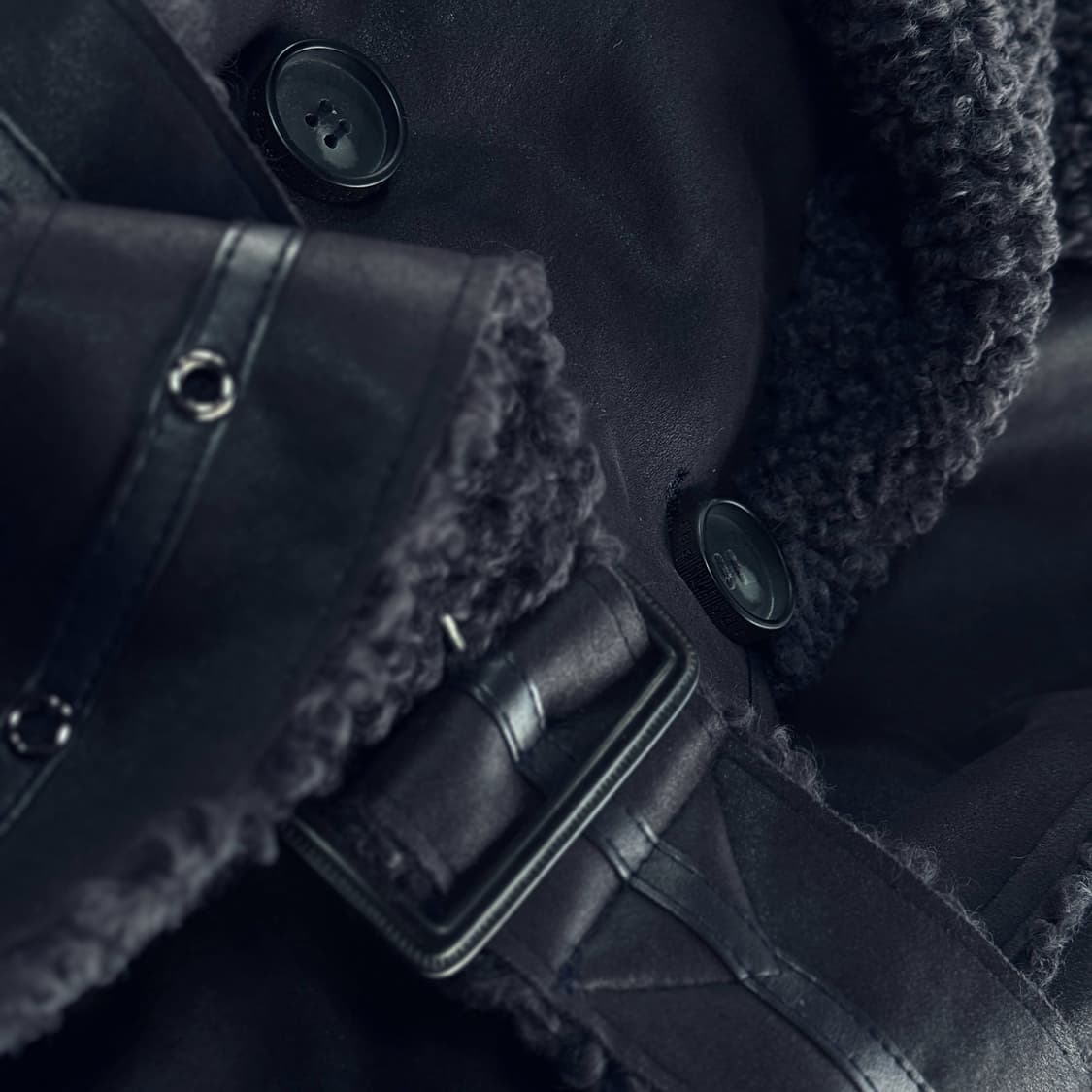 어반코드 리버시블 시어링 롱 코트 상품이미지4