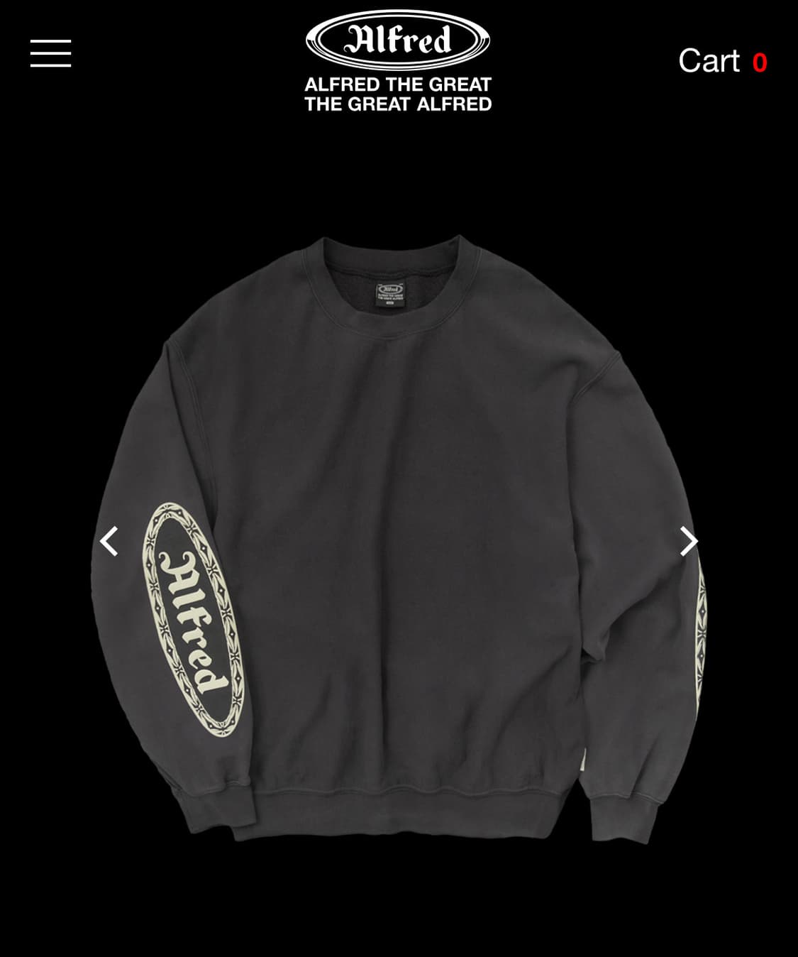 알프레드 크루넥 맨투맨 상품이미지1