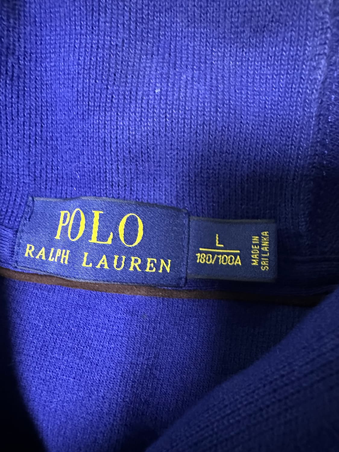 폴로 랄프로렌 블루 헨리넥 맨투맨 상품이미지4