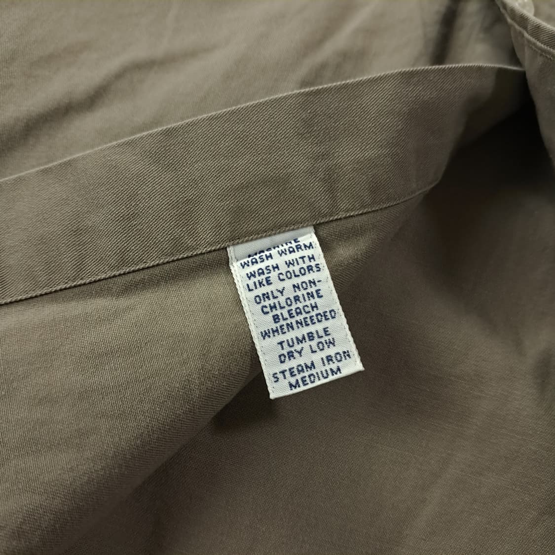CK781 XL 폴로 90s 올리브카키 셔츠 남방 상품이미지5