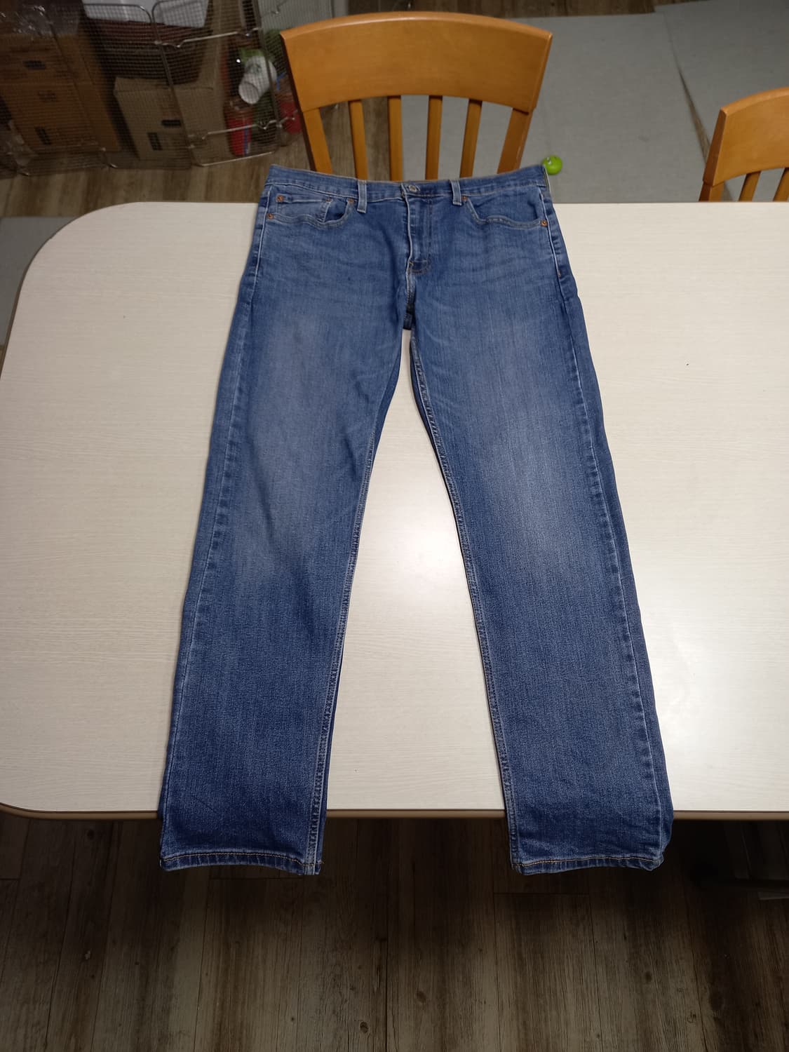 33 리바이스502 워싱 스판 슬림일자진 33-455 상품이미지1