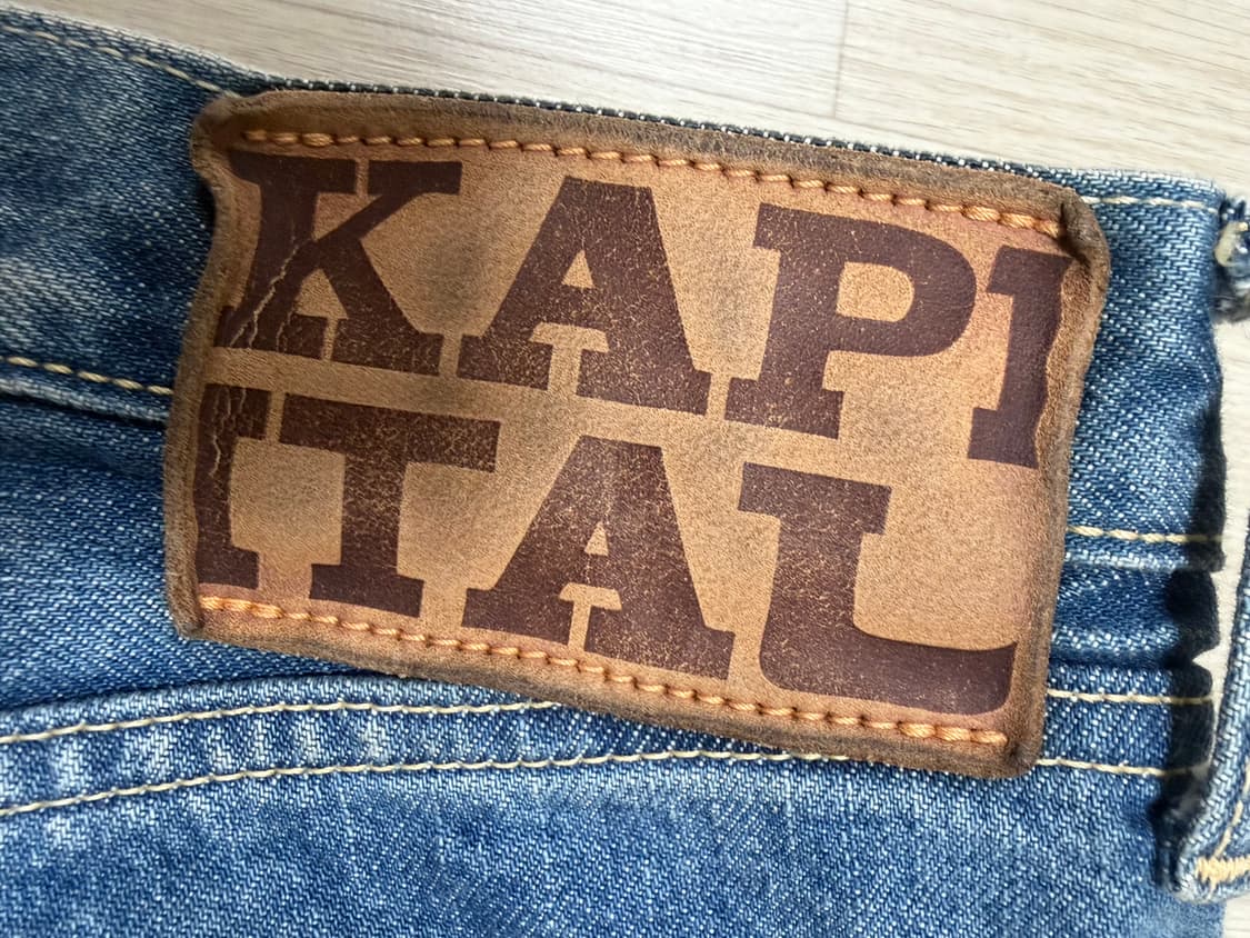 [34] 캐피탈 젬스톤 데님 팬츠 인디고 연청 상품이미지4