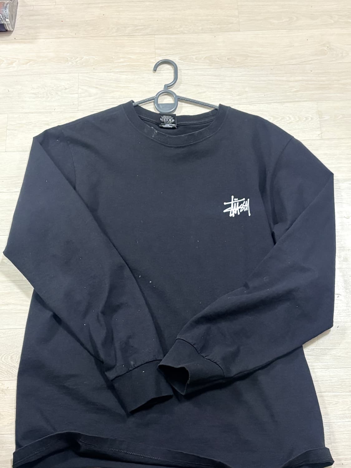 스투시 롱슬리브 블랙m사이즈 판매합니다 상품이미지1