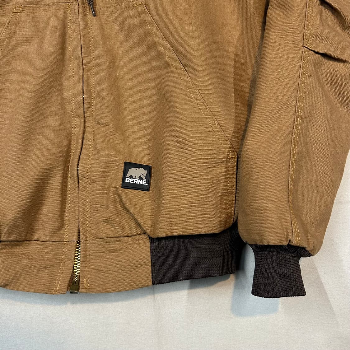 M) BERNE USA 빈티지 워크웨어 액티브 후드집업 자켓 상품이미지3