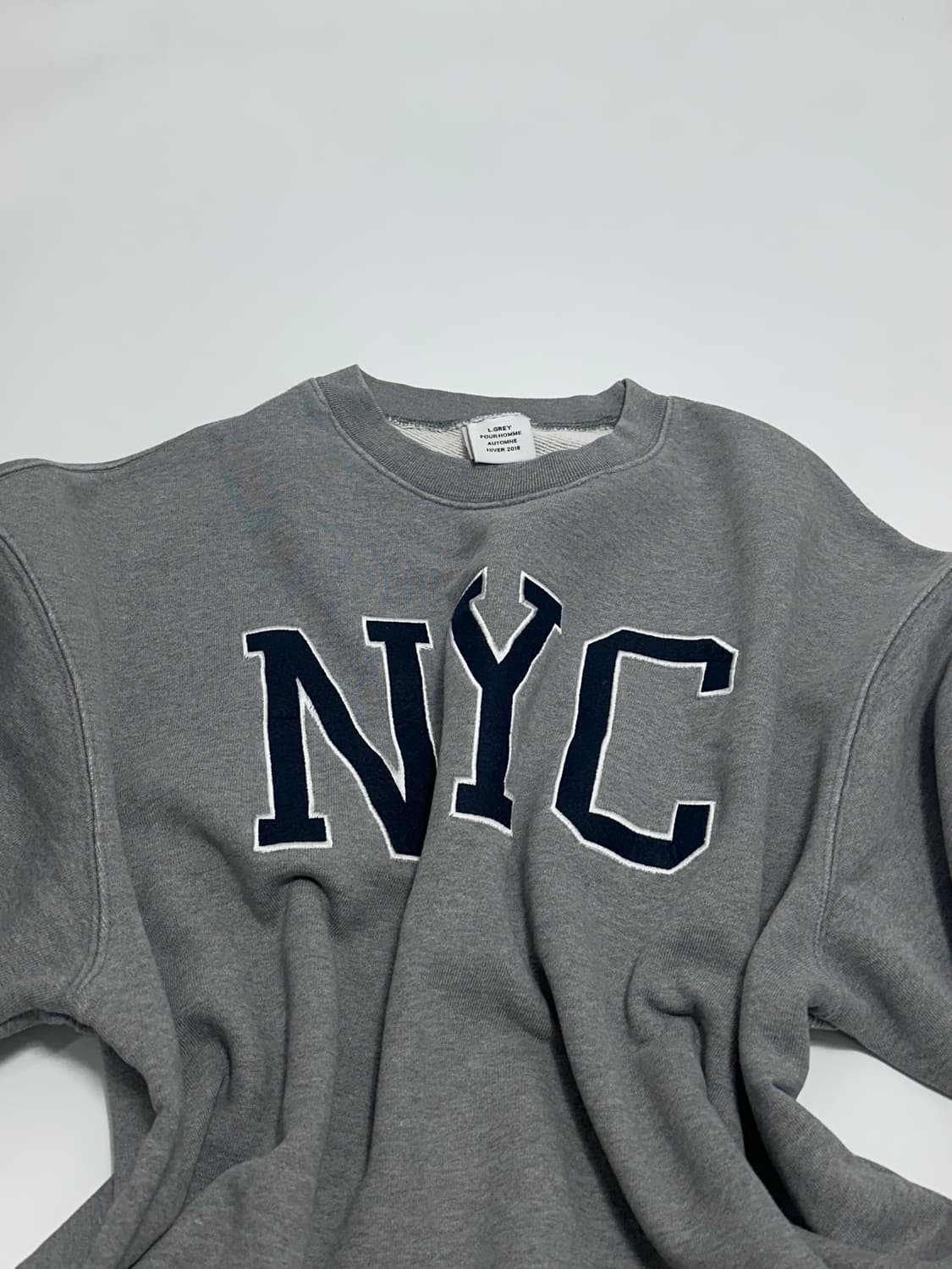 L.GREY NYC 오버사이즈 스웻셔츠 맨투맨 상품이미지4