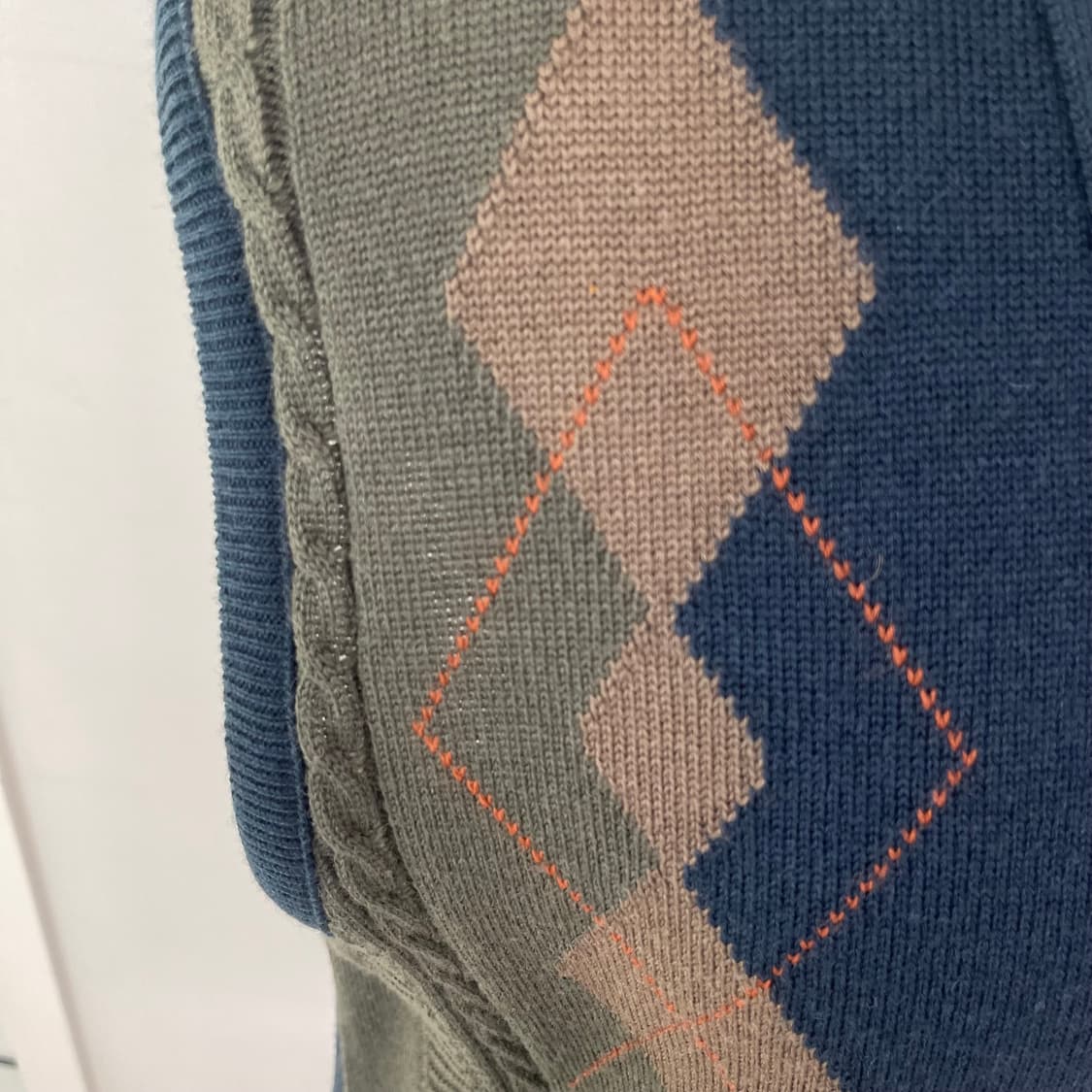 피에르가르댕 퓨어울 골프 니트 조끼 110 (Made in NewZeal 상품이미지5