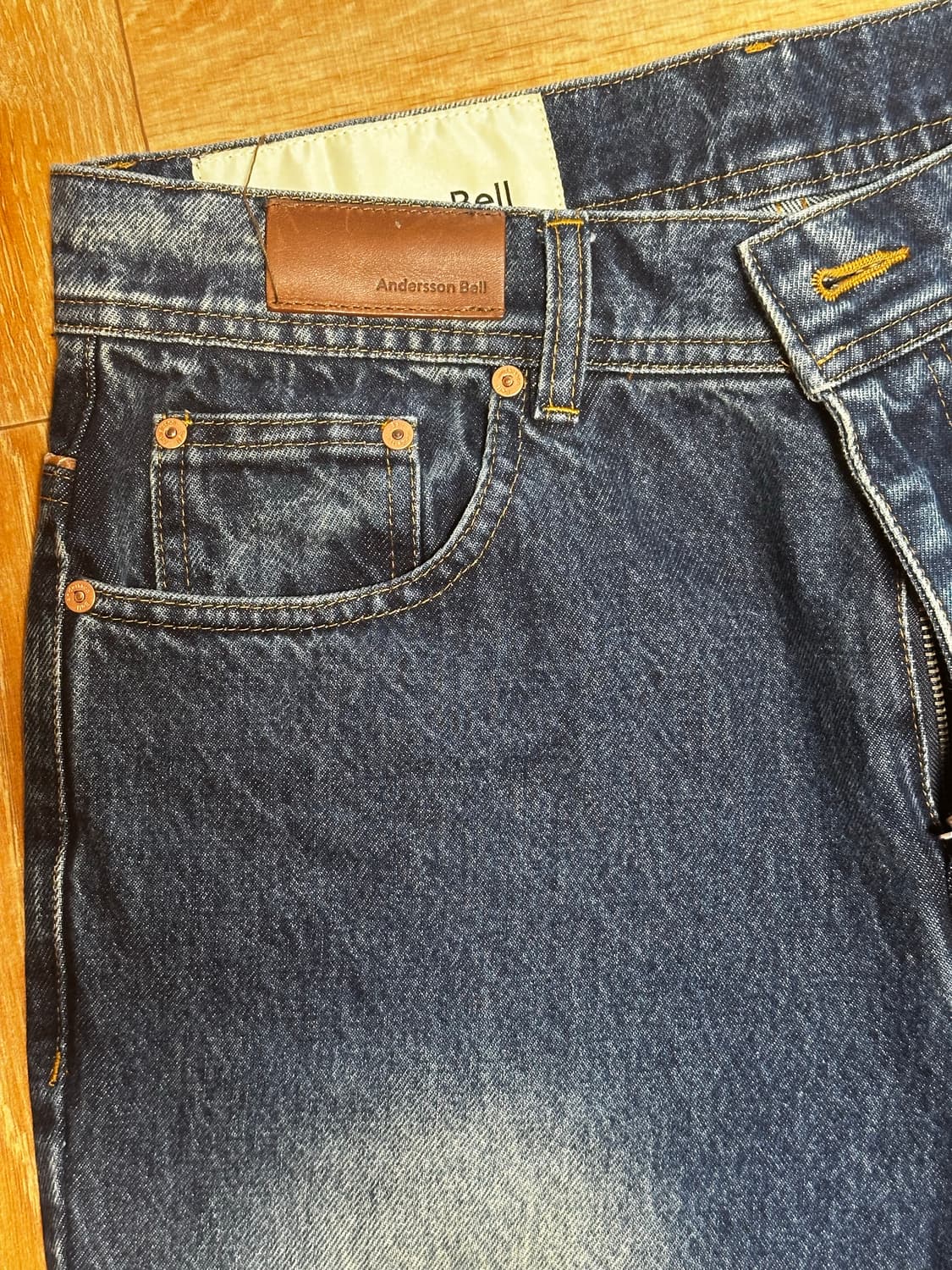 앤더슨벨 빈티지 워시드 플레어진 상품이미지3