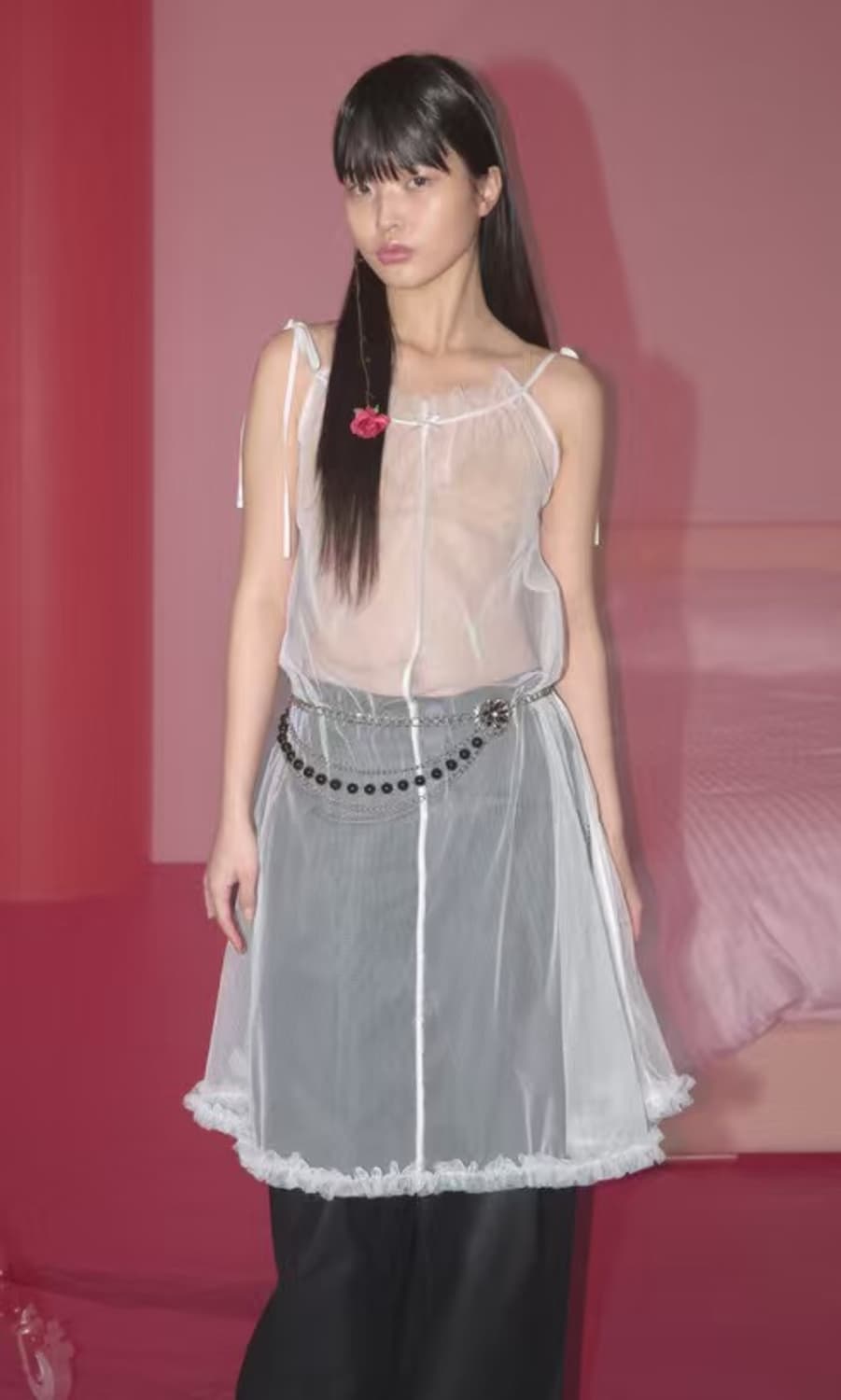 NOFFICIALNOFFICE MULTI SHEER MESH LAYERD 상품이미지3