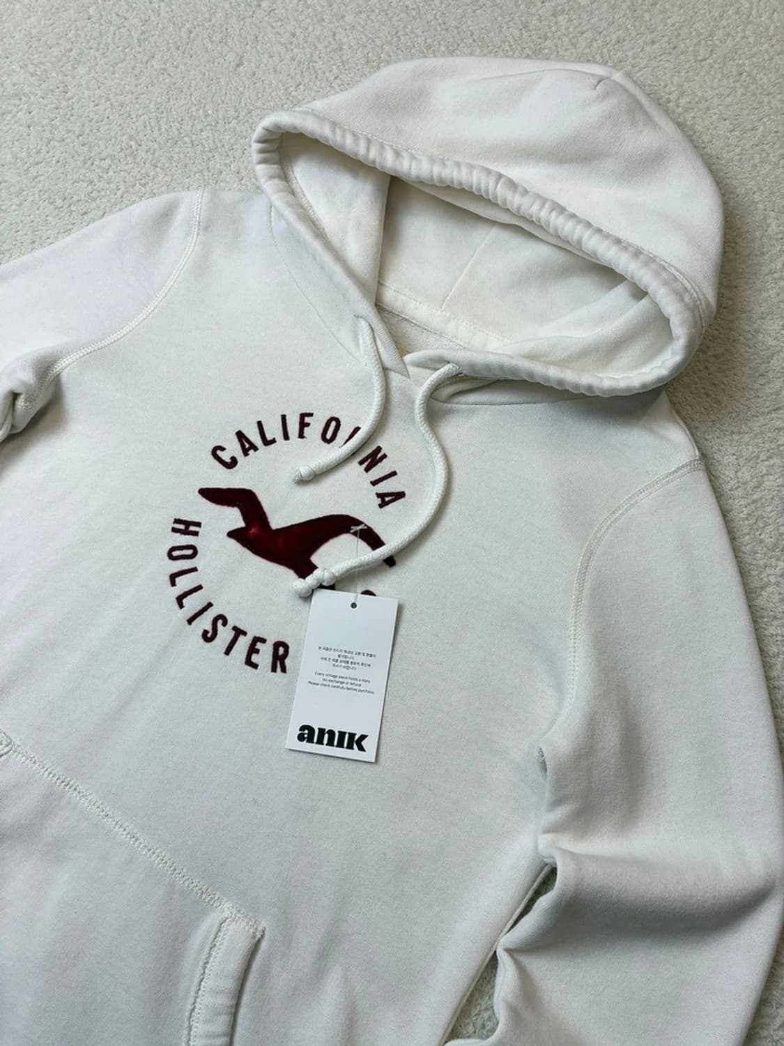 홀리스터 00's Y2K 시그니처 로고 후드티 PN6220 상품이미지2