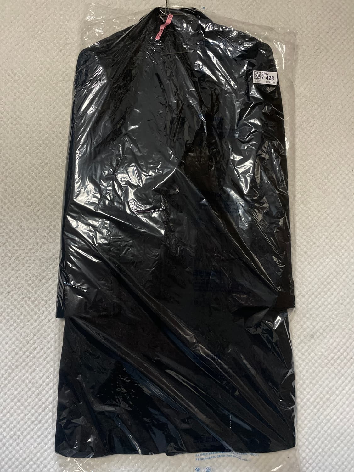 TIME HOMME 타임옴므 2버튼 울 롱코트 블랙(클리닝O) 상품이미지3