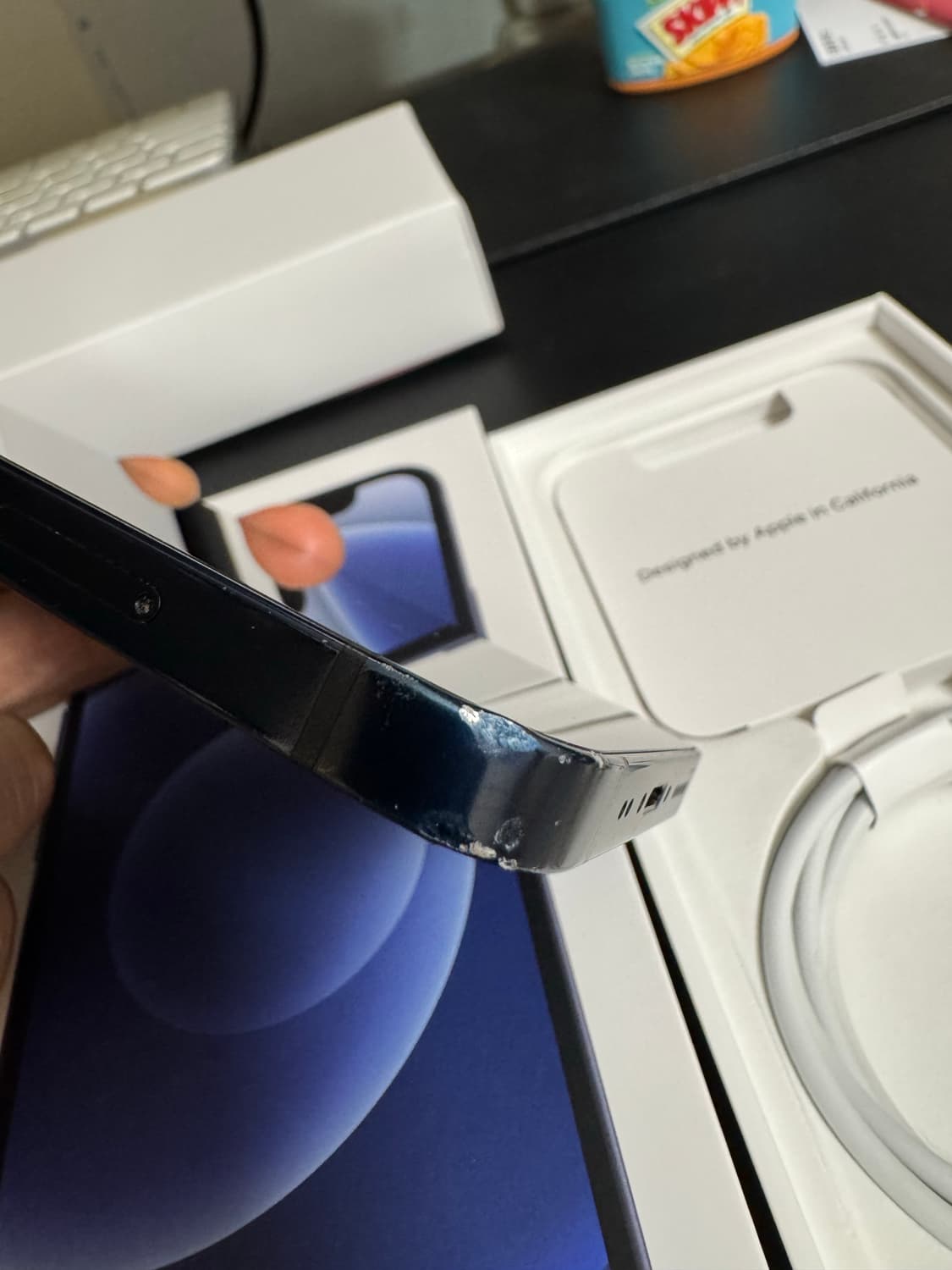 애플 아이폰12미니 블랙 256기가 풀박스 + 레더케이스 상품이미지6