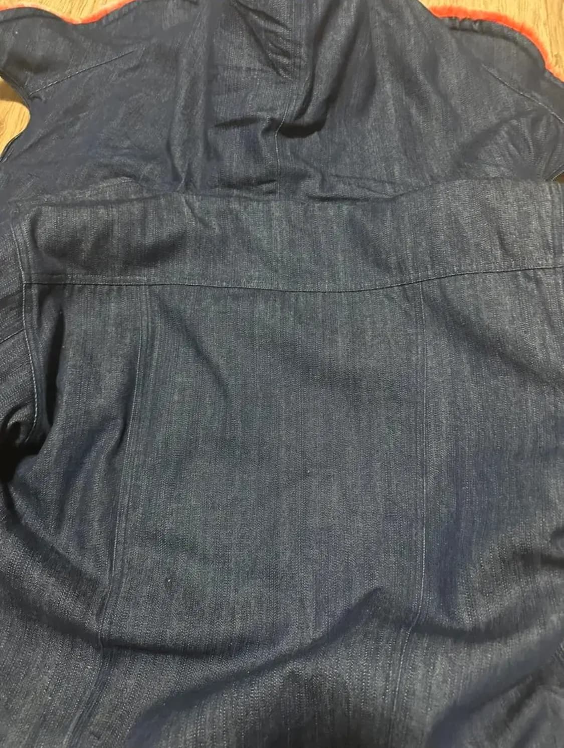 에비수 퍼 데님 자켓 상품이미지4