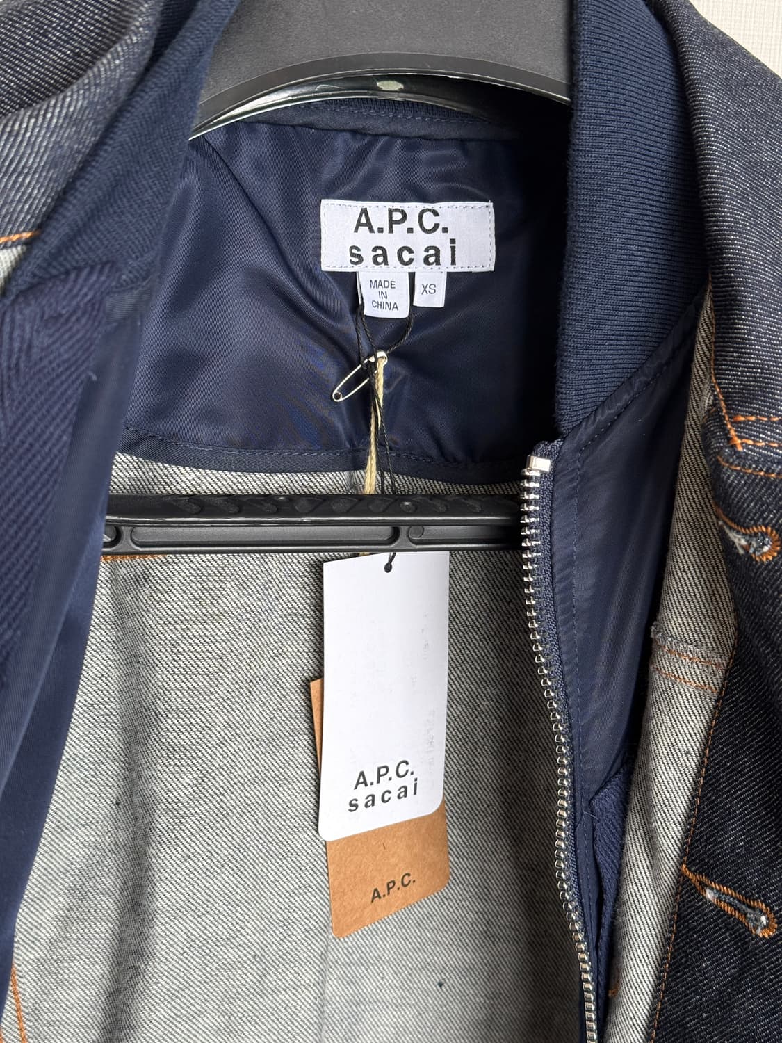 apc 사카이 콜라보 자켓 새제품 apc x sacai 상품이미지5