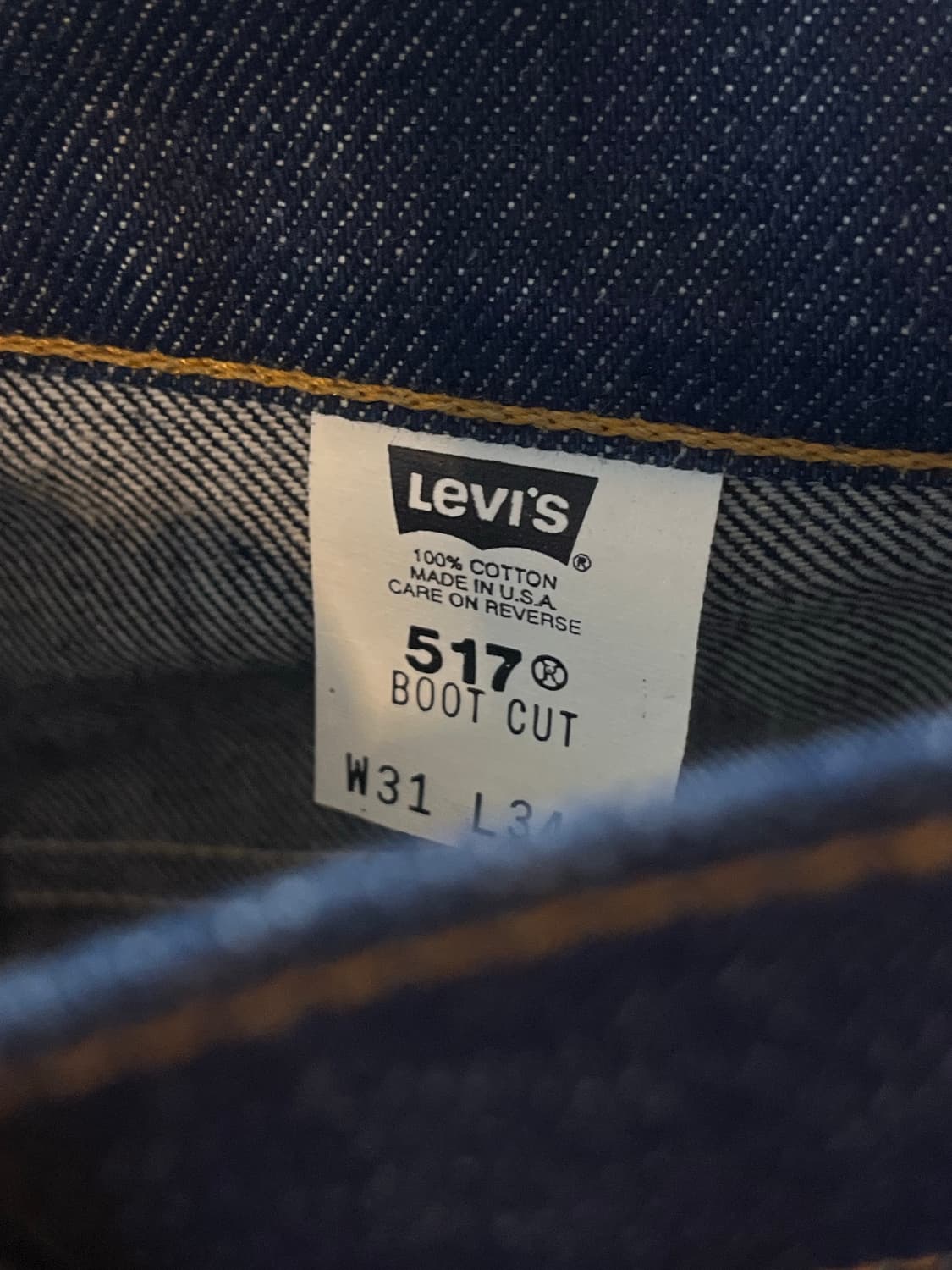 90's Levi's 517 boots cut denim pants 상품이미지6