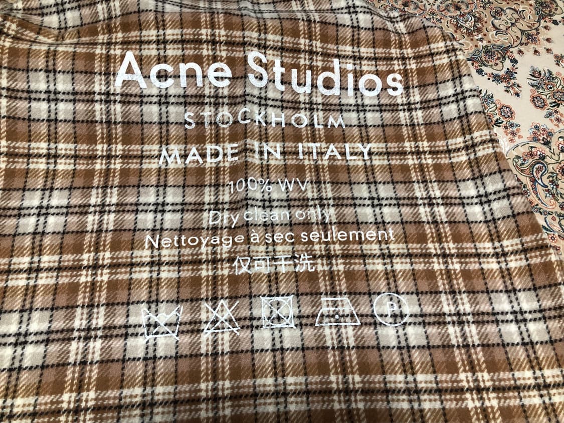 아크네 스튜디오 타탄체크 머플러 상품이미지2