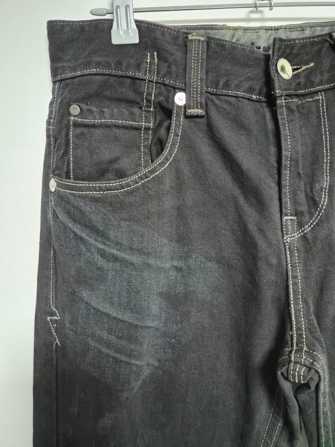 리바이스 스트레이트 블랙 데님 팬츠 30사이즈 P-116 상품이미지3