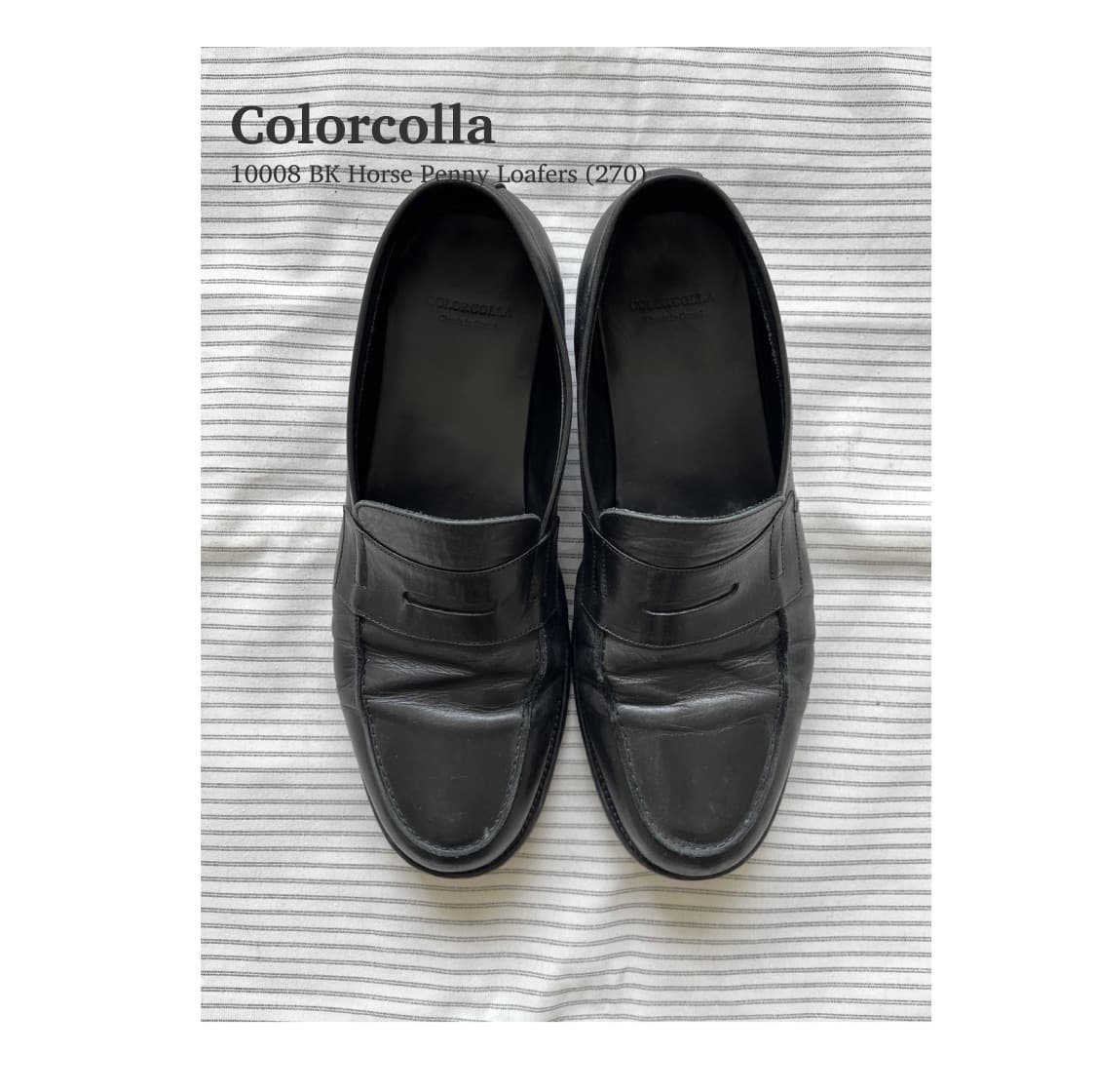 컬러콜라 10008 BK Horse 페니 로퍼 (270) 상품이미지1