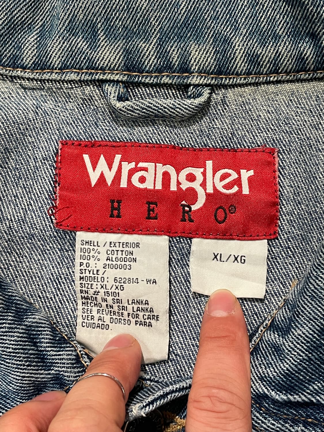 90‘s 랭글러 데님 자켓 상품이미지6