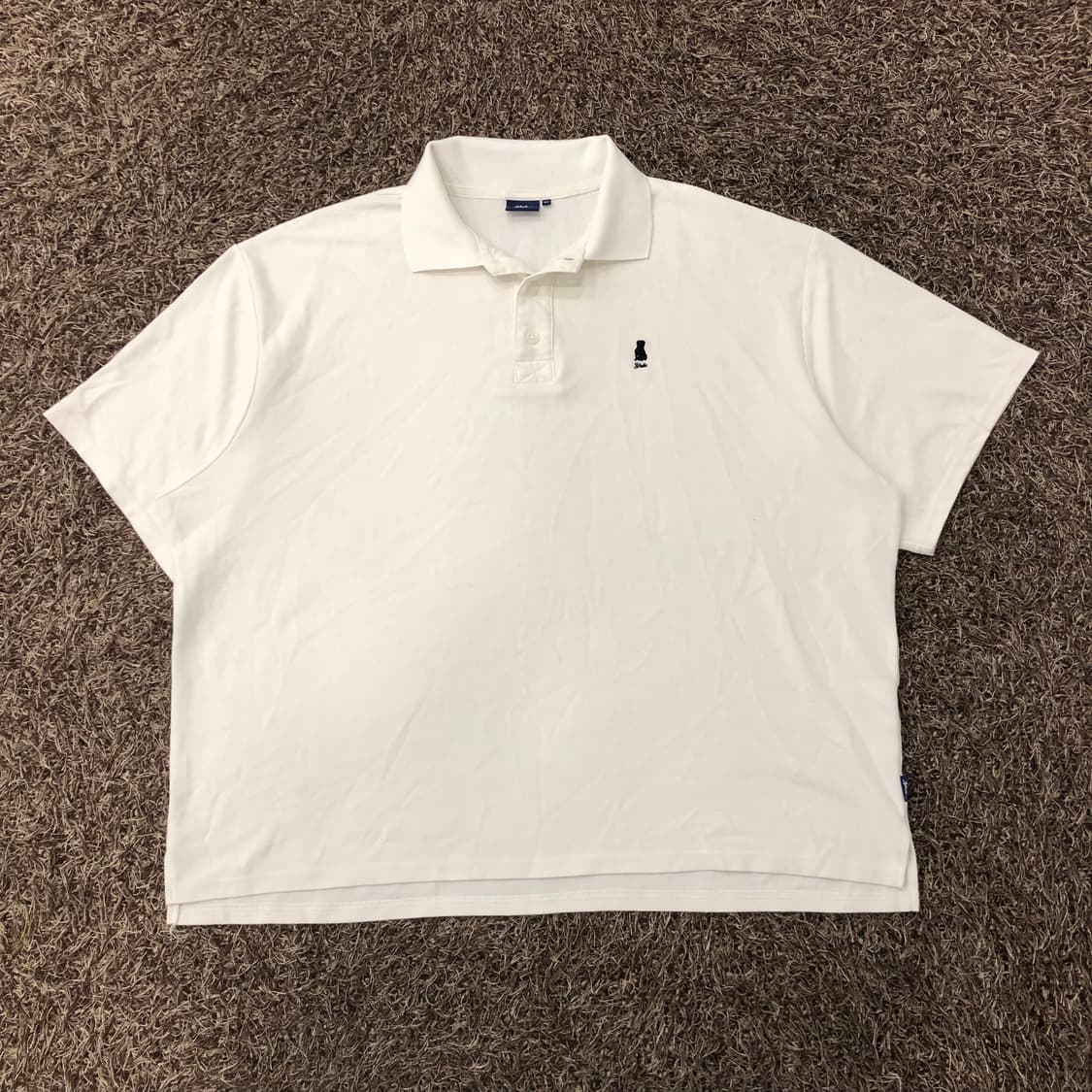 XL 예일 오버핏 카라 반팔 티셔츠 상품이미지1