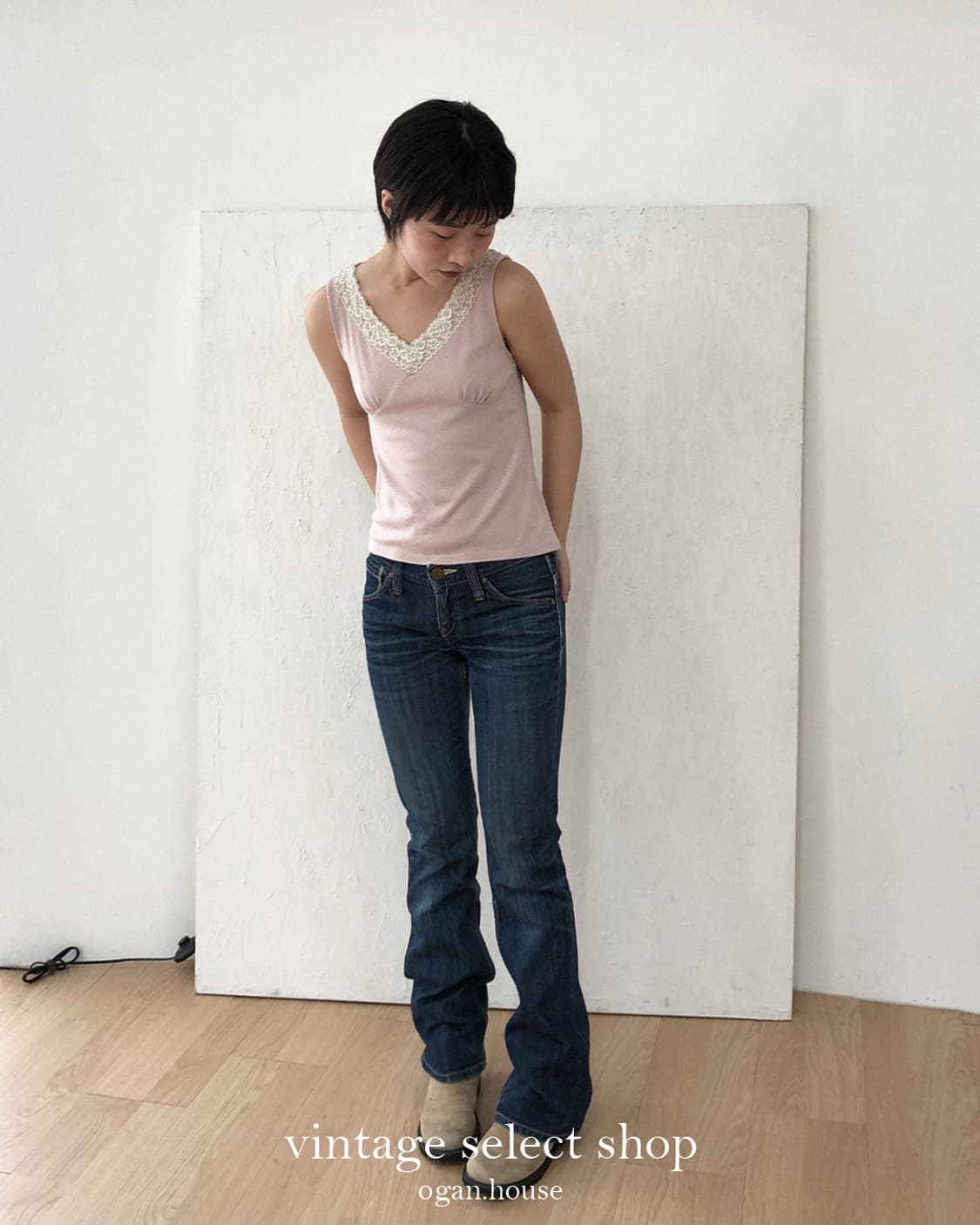 vintage lace sleeveless top 상품이미지4