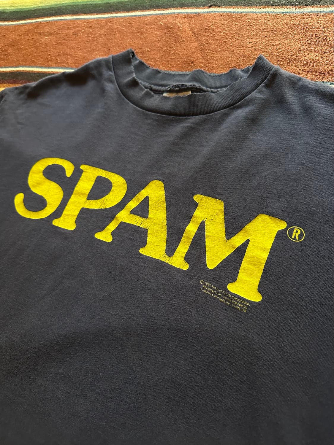 90s USA 빈티지 스팸 SPAM 반팔 티셔츠 상품이미지3