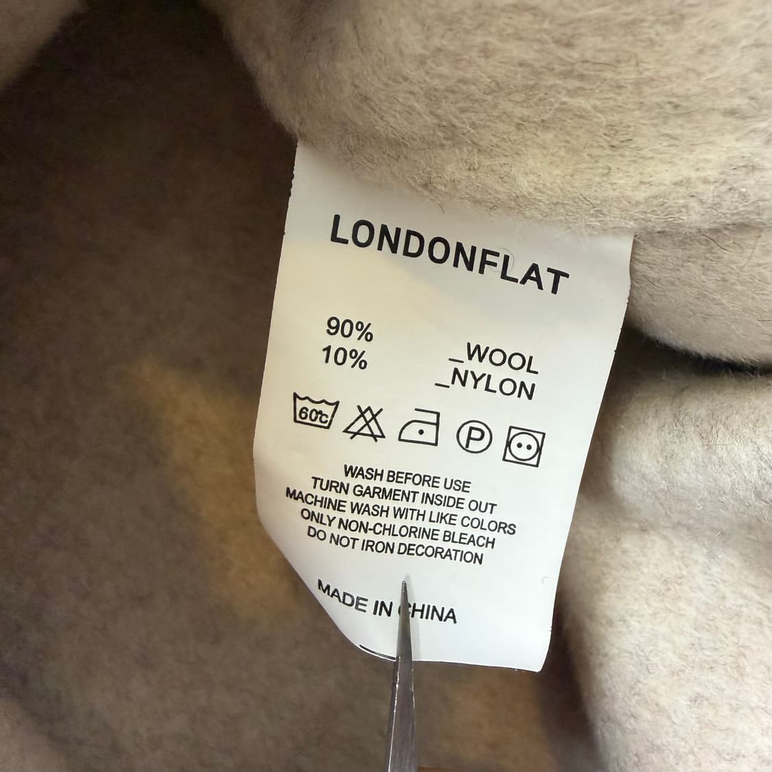 런던플랏 르메르 핸드메이드 울 코트 상품이미지6